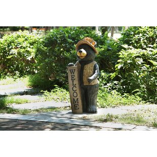 Yard Art Bear Welcome | Wayfair